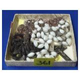 Lot of Assorted Rosary Necklaces