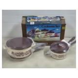 7-Pc Porcelain-on-Steel Cookware Set - NIB