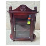 16" H Mini Curio Cabinet