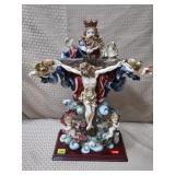 18" H Autom Holy Trinity Resin Sculpture