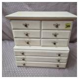 Jewelry Box  full of Costume Vintage Jewelry