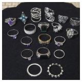 Lot of Costume Rings