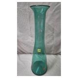 26 3/4" H Blenko Emerald Green Floor Vase
