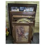 Large Lot of Pictures, Prints & Mirrors