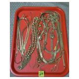 Lot of Vintage Gold Plated Necklaces
