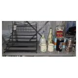 6 Tier Black Metal Nail Polish Display Rack,