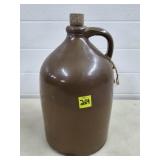 12 1/2"H Brown Stoneware Jug