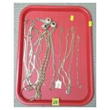 Lot of Vintage 14k Gold Plated Necklaces