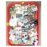 Lot of Vintage Costume Pierced Earrings