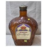 Seagrams Crown Royal Bottle Plastic Coin Bank