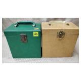 Lot of 2 Vtg Cases of 45s Vinyl Records