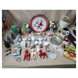 Large Lot of Vtg & Modern Christmas Decorations