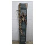 Rustic Decorative Green Shutter