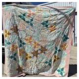 Handmade Patchwork Star Quilt