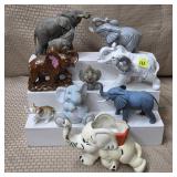 Lot of Assorted Elephant Figurines