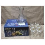 Granada 7pc White Wine Service Set - NIB