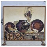 Janson Turner Southwestern Pottery Painting w/ 2