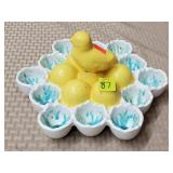 Vintage Ceramic Easter Egg Tray