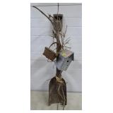 Rustic Shovel Birdhouse Decoration