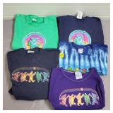Lot of (5) Grateful Dead Trippy Bears Youth-