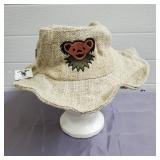 Gypsy Rose Grateful Dead Trippy Bear Hemp Hat