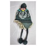 Grateful Dead Charcoal Gray Knit Laphander Hat