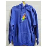 1997 Grateful Dead Blue Lighting Bolt Hoodie