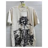 2018 Grateful Dead Bertha Skeleton White T-Shirt