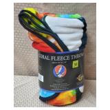 2015 Grateful Dead Fleece Throw Blanket - NWT