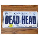 2010 Grateful Dead Connecticut License Plate