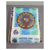 2019 Grateful Dead Celtic Mandala Fleece Throw-