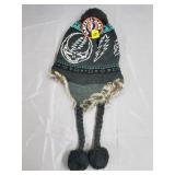 Grateful Dead Charcoal Gray Knit Laphander Hat