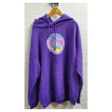 Grateful Dead Batik Dancing Bear Purple Hoodie