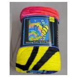 Grateful Dead Dancing Bears Spiral Coral Fleece -