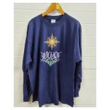 Vtg 2000 Gildan Celtic Sun & Irish Dancers Long-
