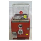 Vtg Northwestern Model 60 1 Cent Gumball Machine