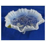 Northwood Ruffles & Rings Opalescent Bowl