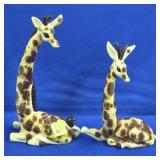 Pair of Ceramic Giraffes
