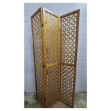 Oriental Style Wood Divider Screen