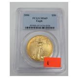 2006 Graded $50 Gold Eagle 1oz. Fine
