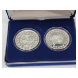 Set of 2- 1794 Liberty Silver Proof 1oz Rounds