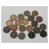 20- Indian Head Pennies