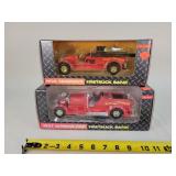 2- John Deere Firetruck Banks