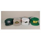 20- Vintage John Deere & 1 White Hats