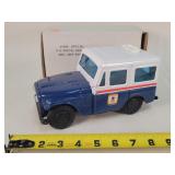 Tin US Postal Mail Jeep