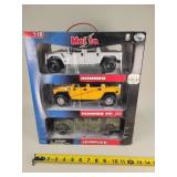 1/18 Hummer Set of 3 - Damaged Box