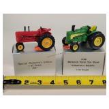1/43 Massey Harris 33 & JD 630 Tractors