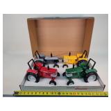 Set of 4 1/16 White American 60 Tractors