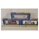 3- HO Train Cars