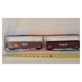 2- HO Wood Chip Gondola Cars